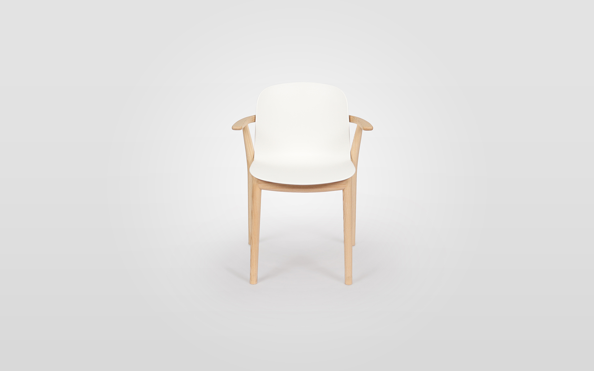 Relief 4-Leg Timber Armchair