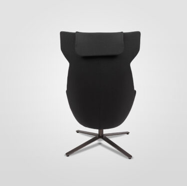 Shelter Swivel Armchair & Pouf | Designer Armchairs, Lounge Chairs, Executive Chairs