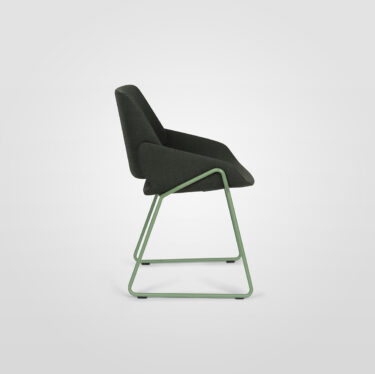 Monk Sled Chair | Designer Armchairs, Lounge Chairs, Dining Chairs