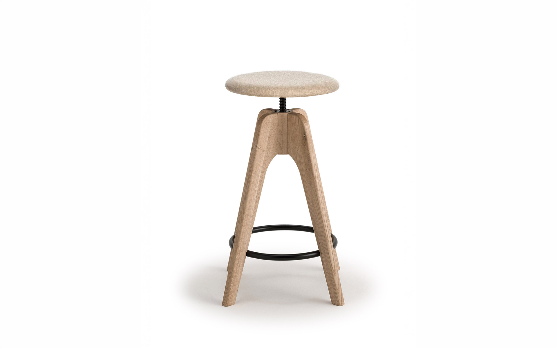 Tommy Stool (Adjustable Upholstered Seat)