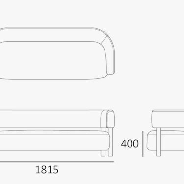 Karimoku N-S03 2.5 Seater Lounge | Designer Sofas