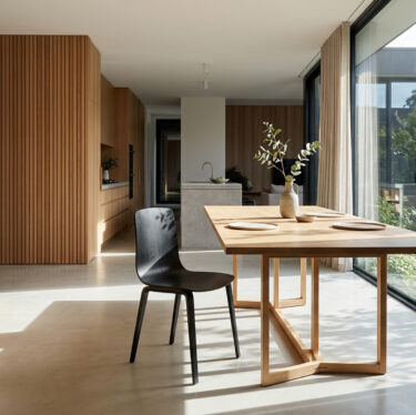 Aava 4-Leg Timber Chair | Designer Dining Chairs