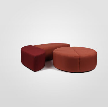 Bauhaus Round Ottoman | Designer Ottomans