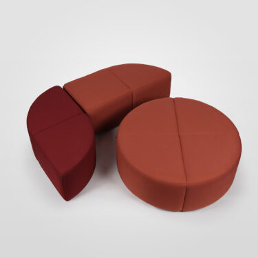 Bauhaus Round Ottoman | Designer Ottomans