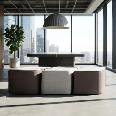 Tesserae Ottomans | Designer Ottomans