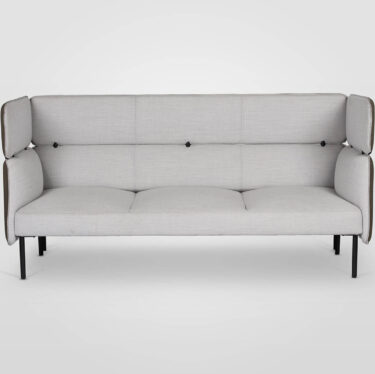 Adapt 3-Seat Midback Lounge With Rear Table | Designer Sofas