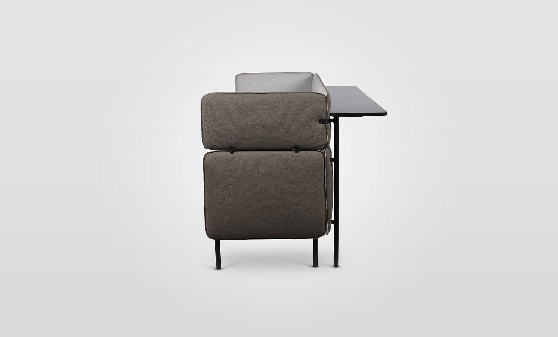 Adapt 3-Seat Midback Lounge With Rear Table - Image 5