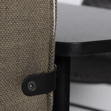 Adapt 3-Seat Midback Lounge With Rear Table | Designer Sofas