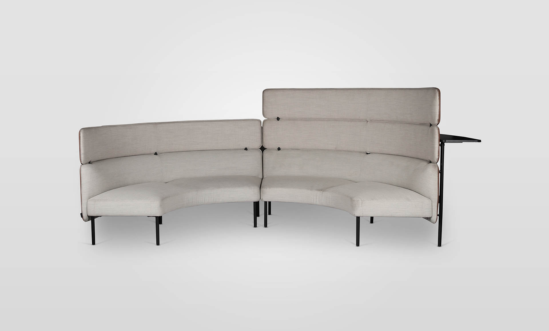 Adapt Curved Modular Lounges + Table