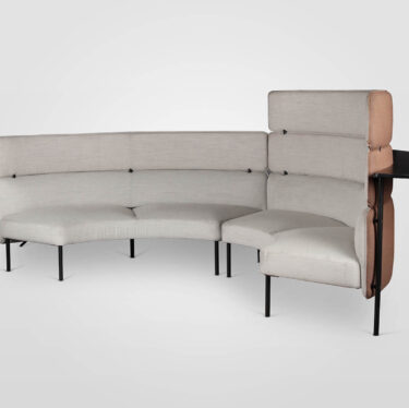 Adapt Curved Modular Lounges + Table | Designer Modular Systems