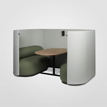 Avion 4P Meeting Booth | Designer Meeting Tables