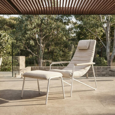 Calma Lounge Chair & Ottoman | Designer Lounge Chairs