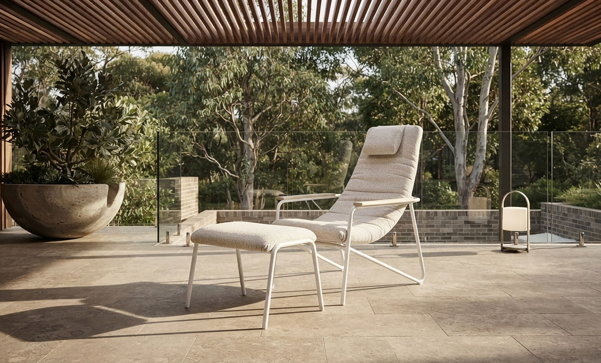 Calma Lounge Chair & Ottoman - Image 12
