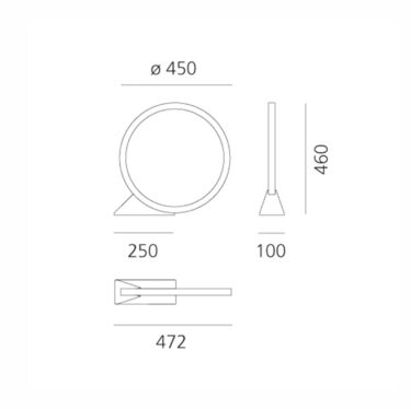 “O” 45 – Wall/Ceiling Lamp | Designer Lighting