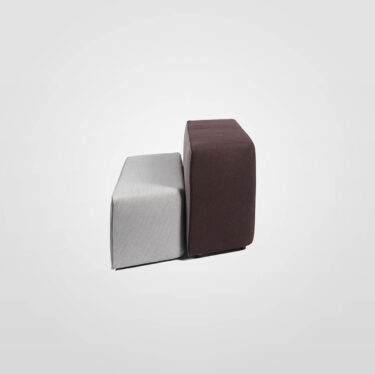Tesserae Modular Lounge Setting – Aubergine/Grey | Designer Modular Systems